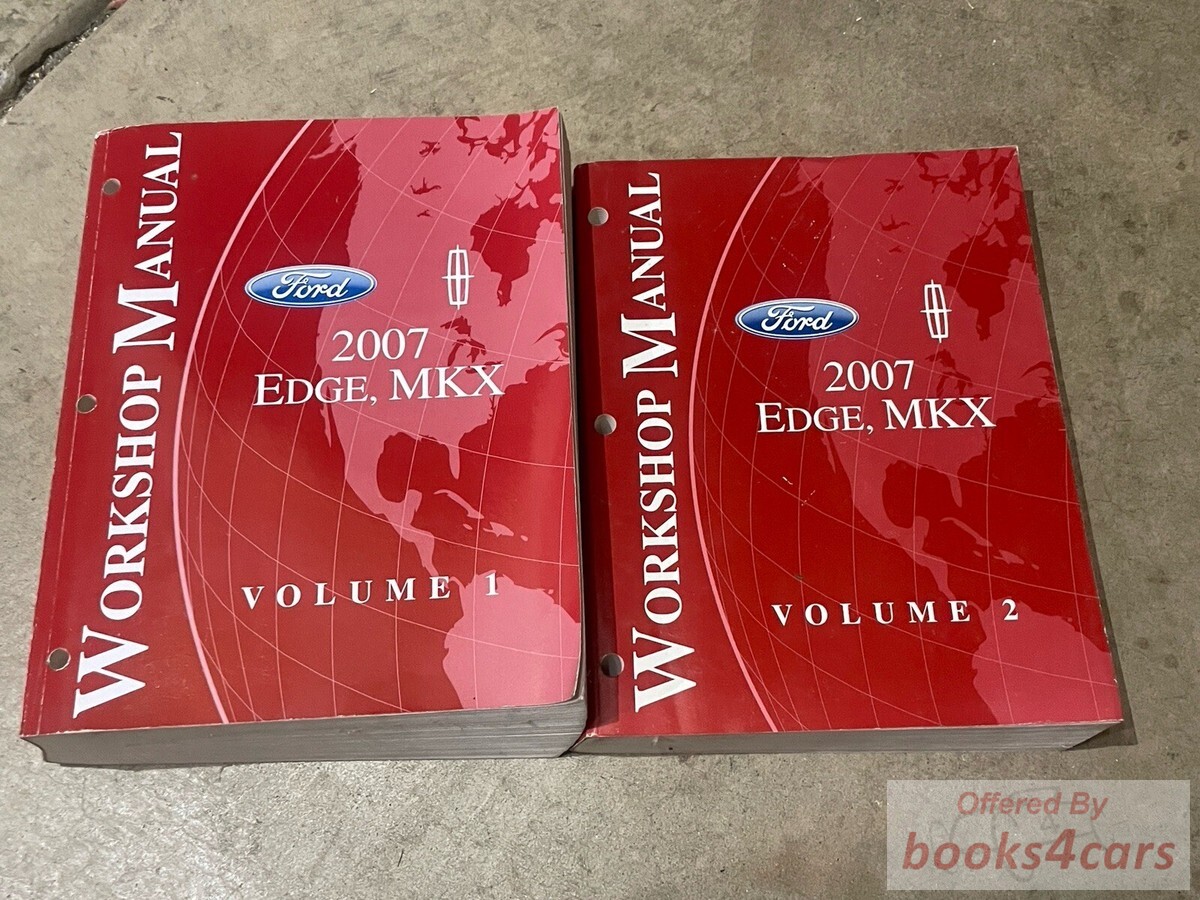 view cover of 2007 Edge MKX Shop Service Repair Manual by Ford & Lincoln