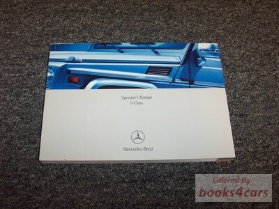 view cover of 2007 Mercedes G500 G55 AMG Owners Manual