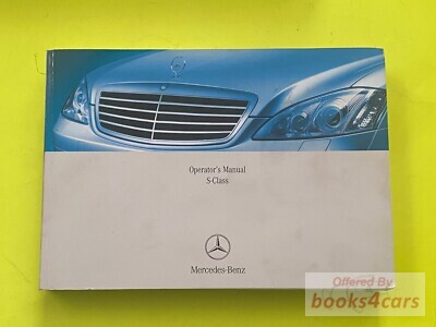 view cover of 2007 S-Class S550 S600 S65 4MATIC AMG owners manual by Mercedes