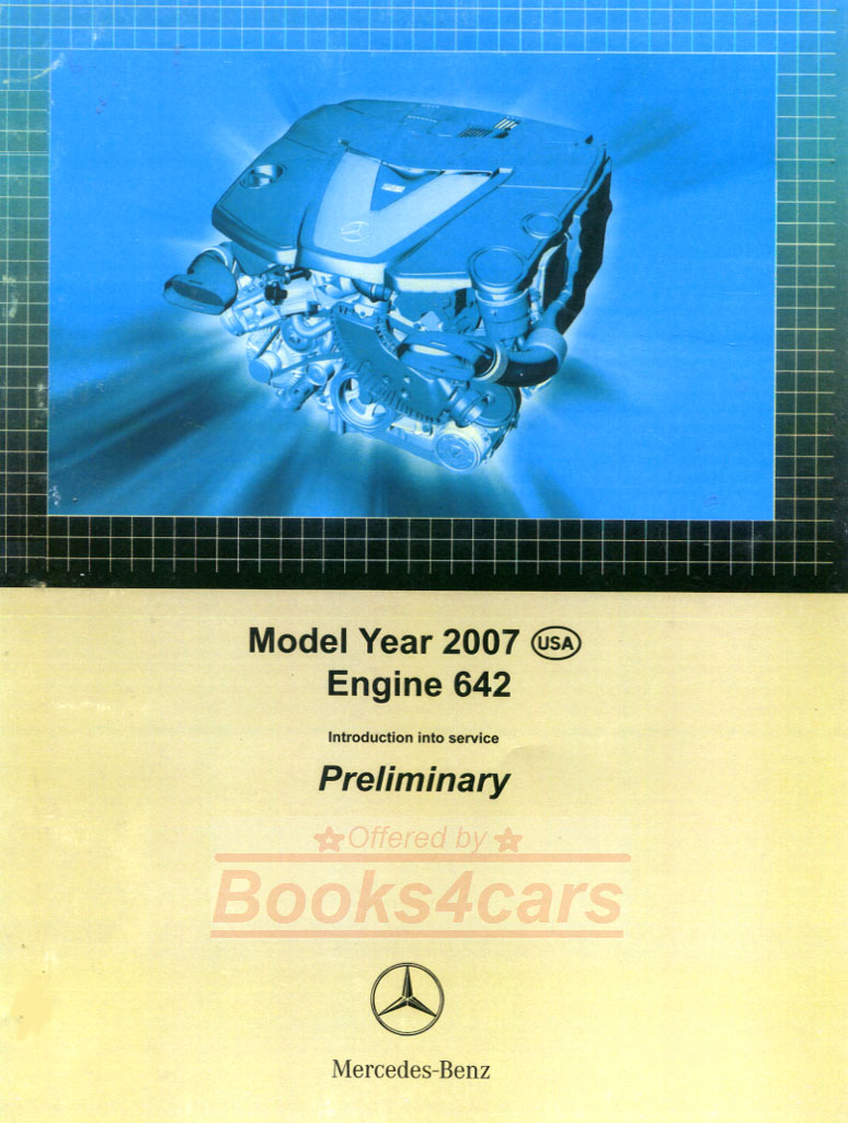view cover of 642 3.0 Diesel engine E320 ML320 R320 S320 Sprinter Technical introduction service manual by Mercedes also used in Jeep Grand Cherokee 2005-2008