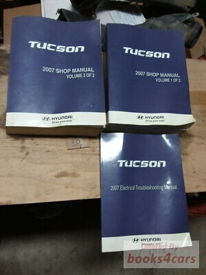 view cover of 2007 Tucson shop service repair manual by Hyundai
