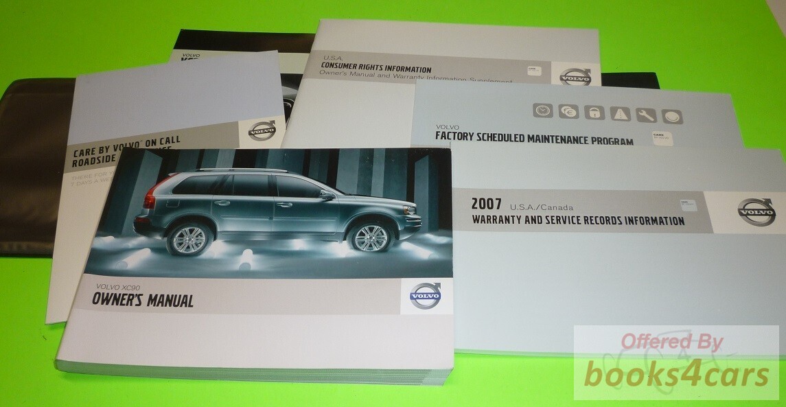 view cover of 2007 XC90 Owners Manual by Volvo XC 90