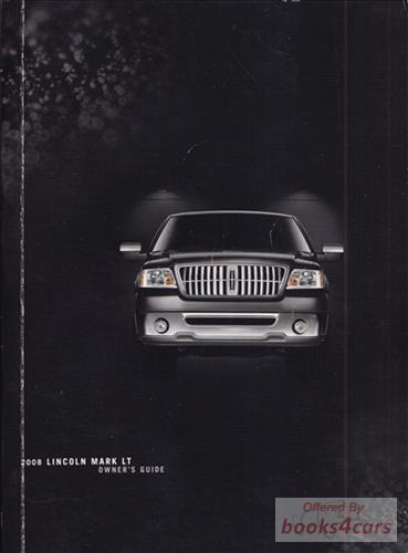 view cover of 2008 Mark LT Owners Manual by Lincoln