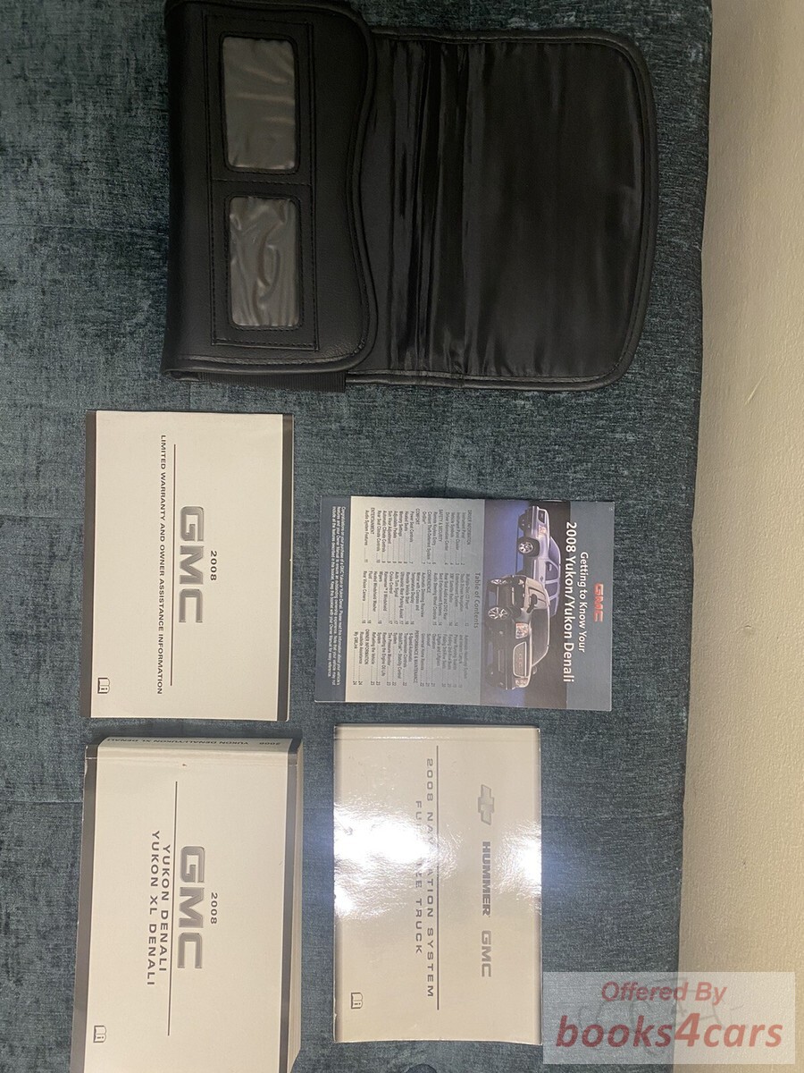 view cover of 2008 Yukon XL Denali owners manual by GMC