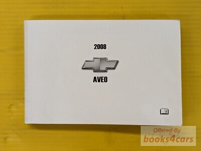 view cover of 2008 Aveo Owners Manual by Chevrolet