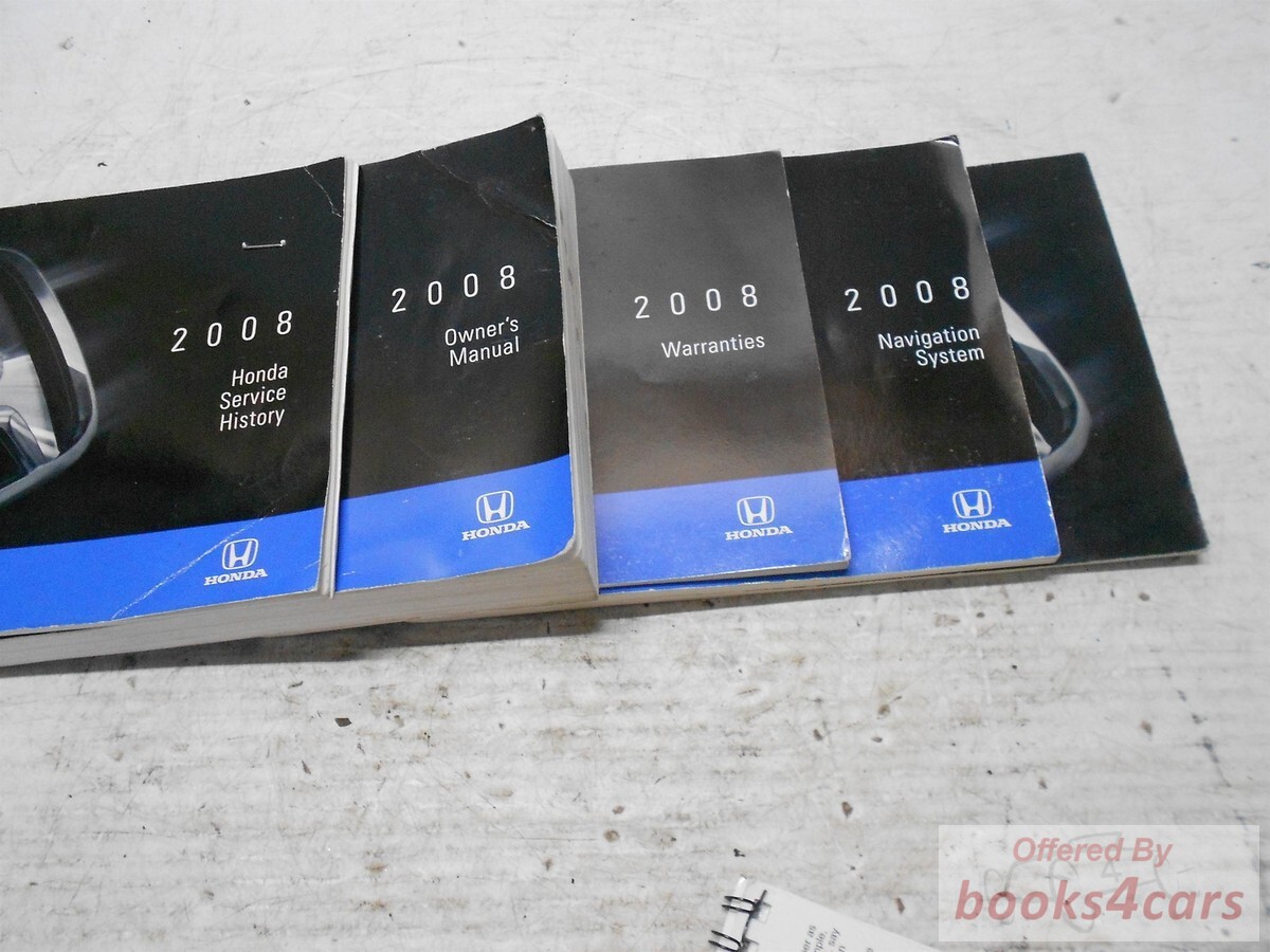 view cover of 2008 Pilot service history owners manual by Honda