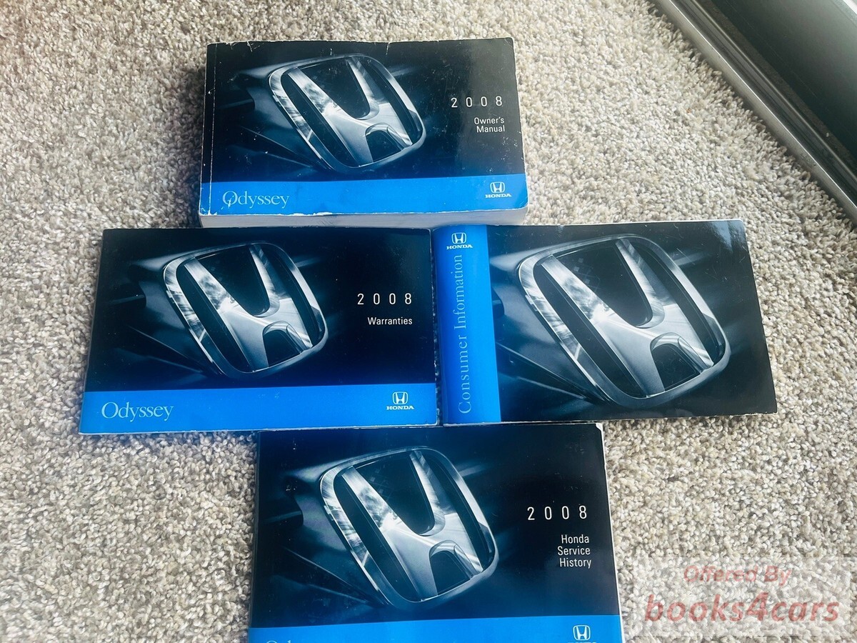 view cover of 2008 Odyssey owners manual by Honda