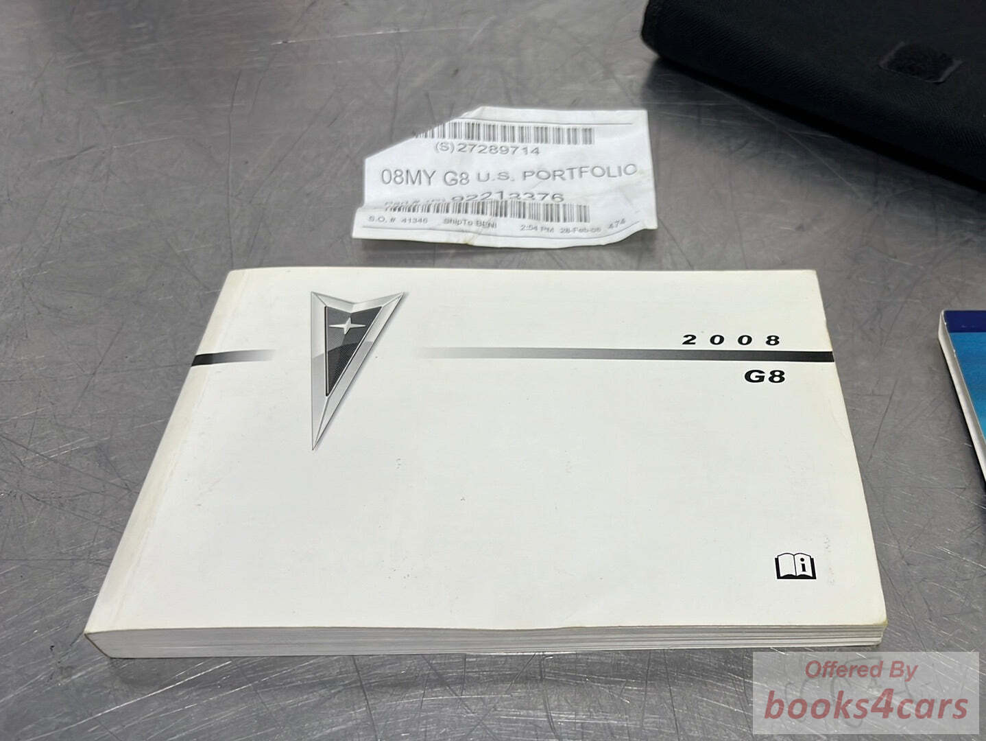 view cover of 2008 G8 owners manual by Pontiac