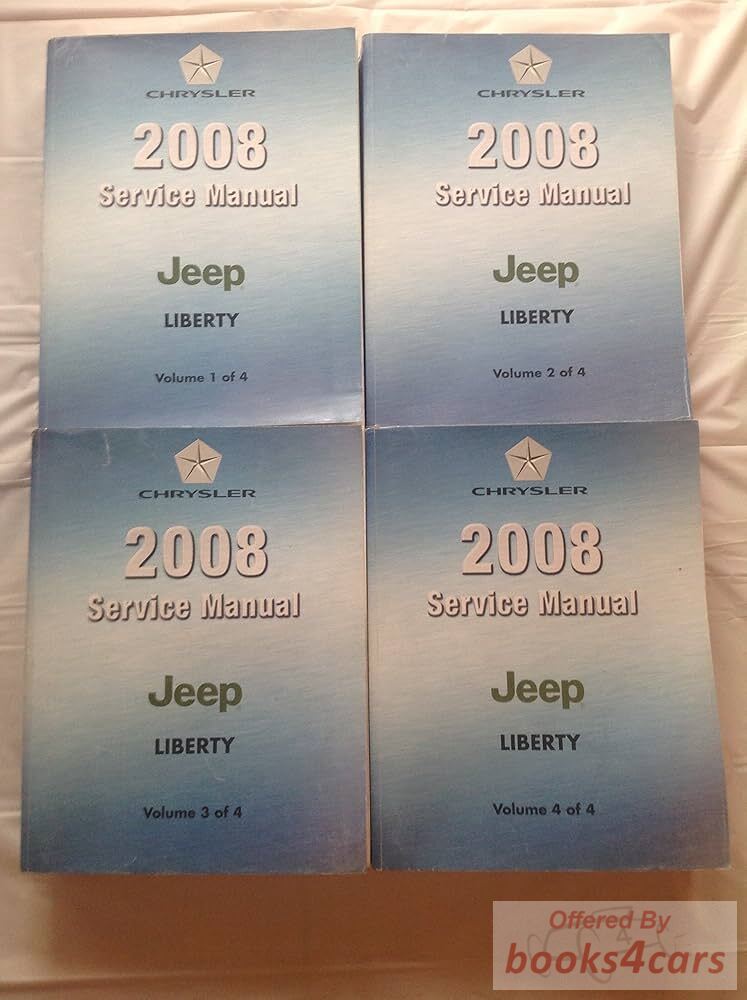 view cover of 2008 Liberty Shop Sevice Repair Manual by Jeep