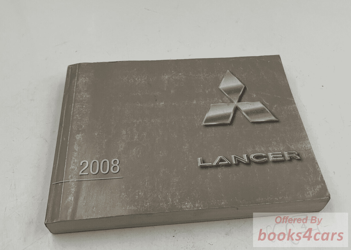 view cover of 2008 Mitsubishi Lancer Owners Manual