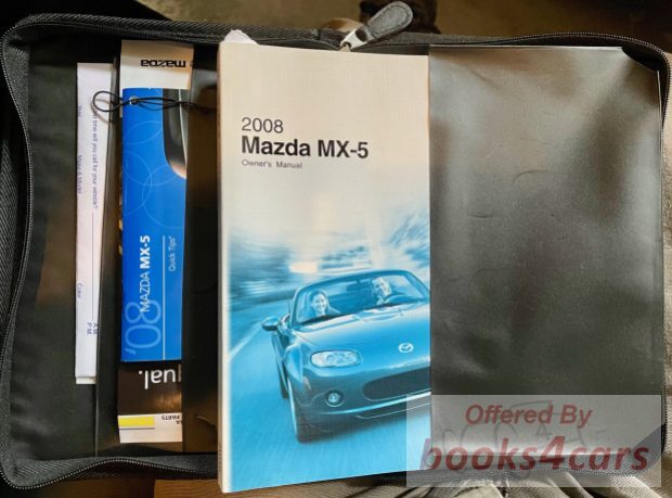 view cover of 2008 Miata MX-5 Owners Manual by Mazda