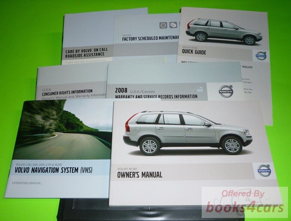 view cover of 2008 XC90 Owners Manual by Volvo