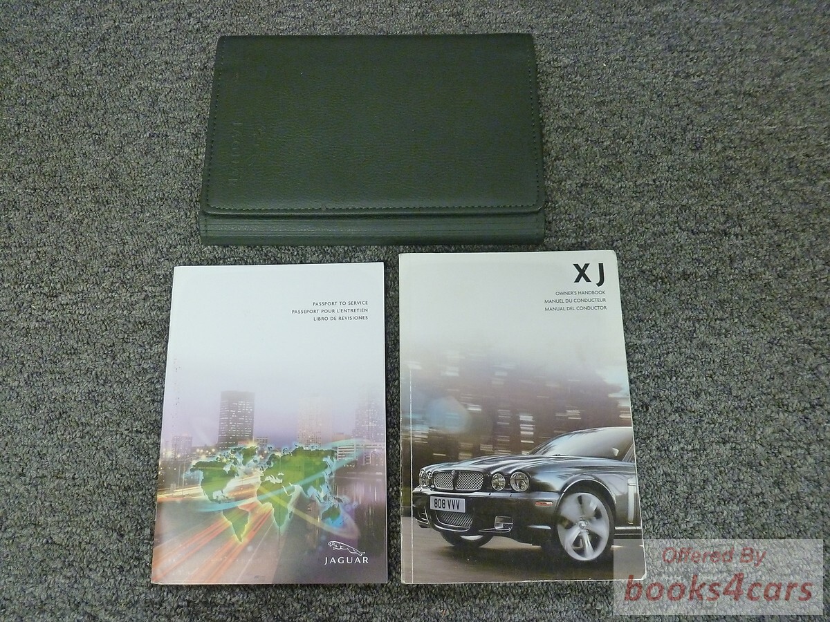 view cover of 2008 XJ8 XJR Van den Plas owners manual by Jaguar