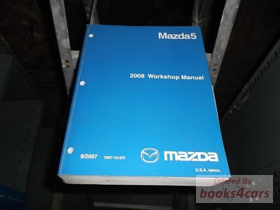 view cover of 2008 Mazda5 Shop Service Repair Manual by Mazda for 5