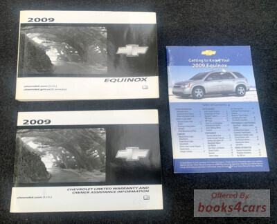 view cover of 2009 Equinox owners manual by Chevrolet