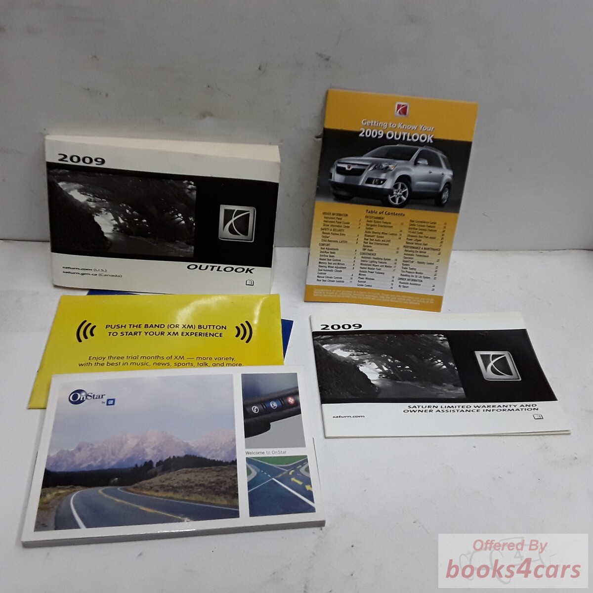 view cover of 2009 Outlook owners manual by Saturn