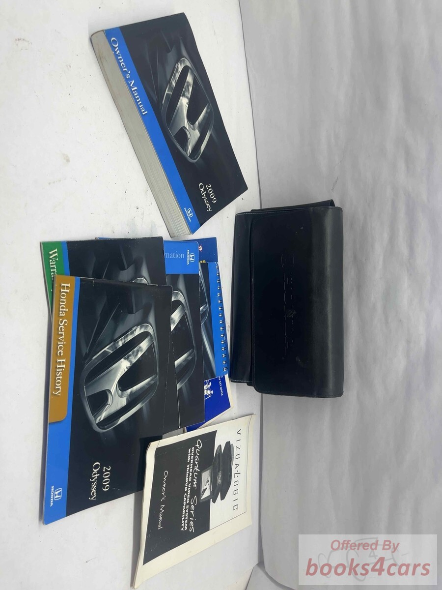 view cover of 2009 Odyssey Owners Manual by Honda