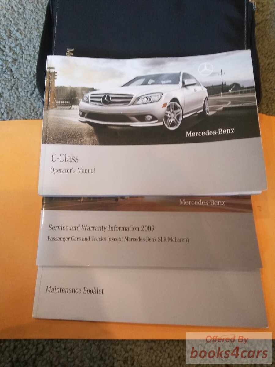 view cover of 2009 C class owners Manual by Mercedes