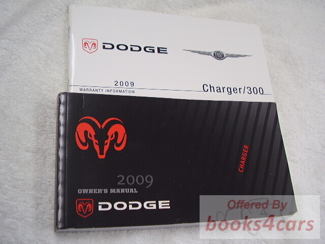 view cover of 2009 Charger Owners Manual by Dodge