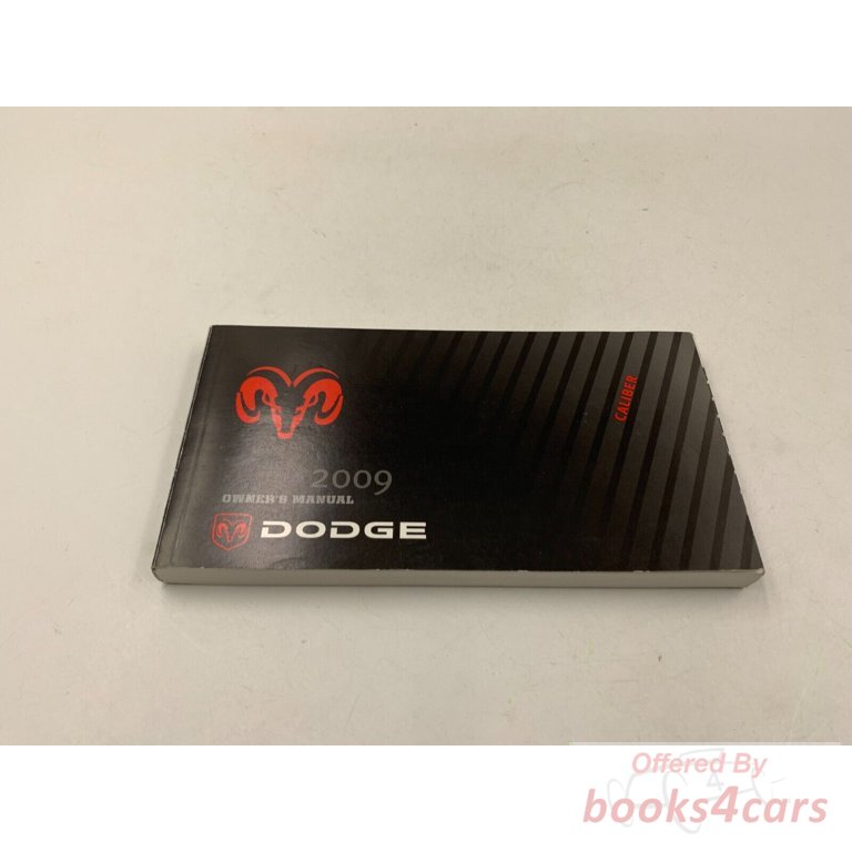 view cover of 2009 Dodge Caliber Owners Manual