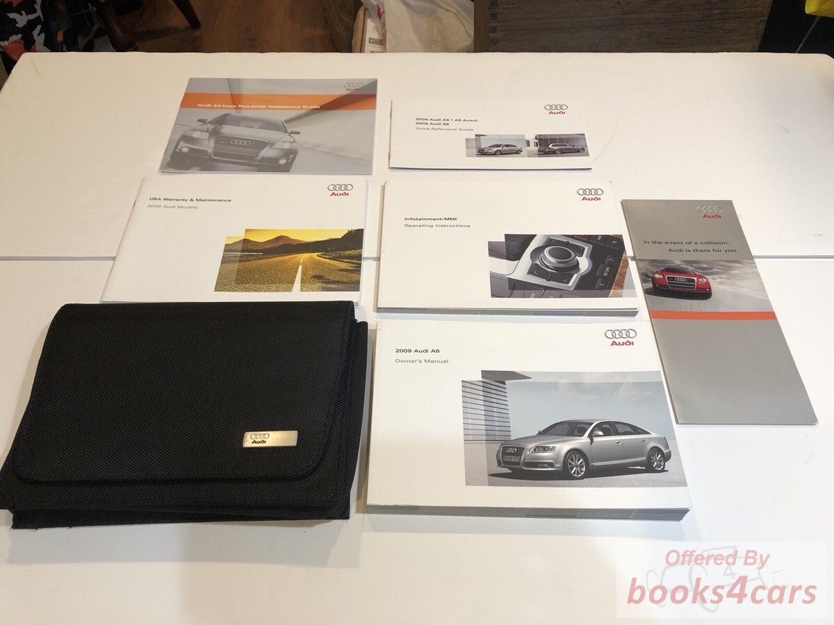 view cover of 2009 Audi A6 owners manual by Audi