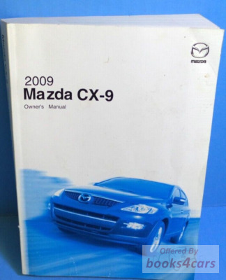 view cover of 2009 Mazda CX9 owners manual for CX-9