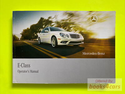 view cover of 2009 E-Class Owners Manual by Mercedes for E350 E550