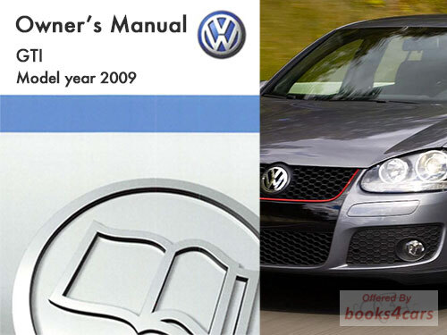 view cover of 2009 Volkswagen Golf GTI Owners Manual by VW