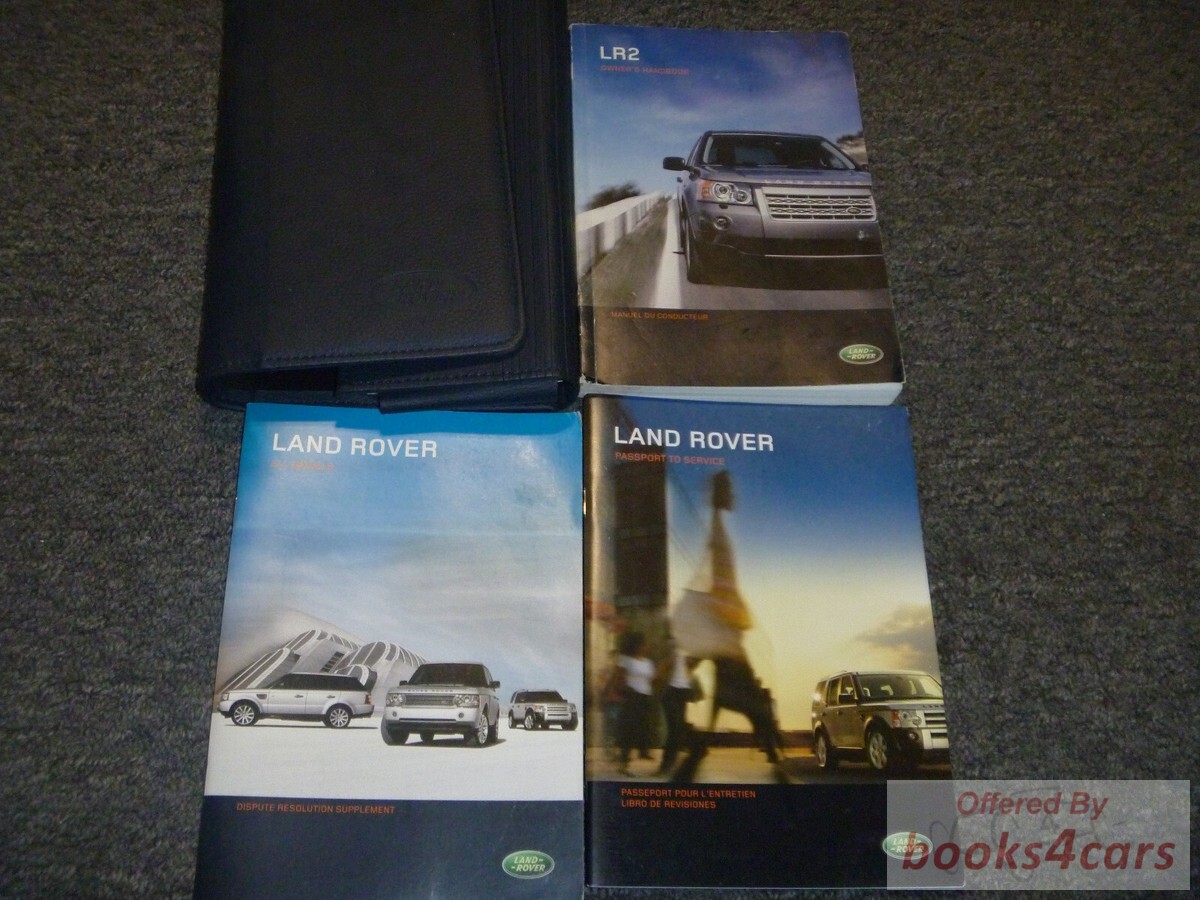 view cover of 2009 Land Rover LR2 Owners Manual by Land Rover