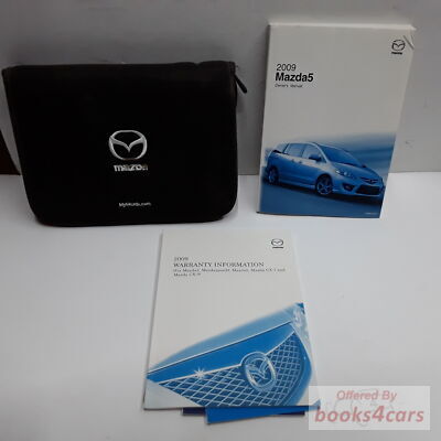 view cover of 2009 Mazda5 owners manual for Mazda 5