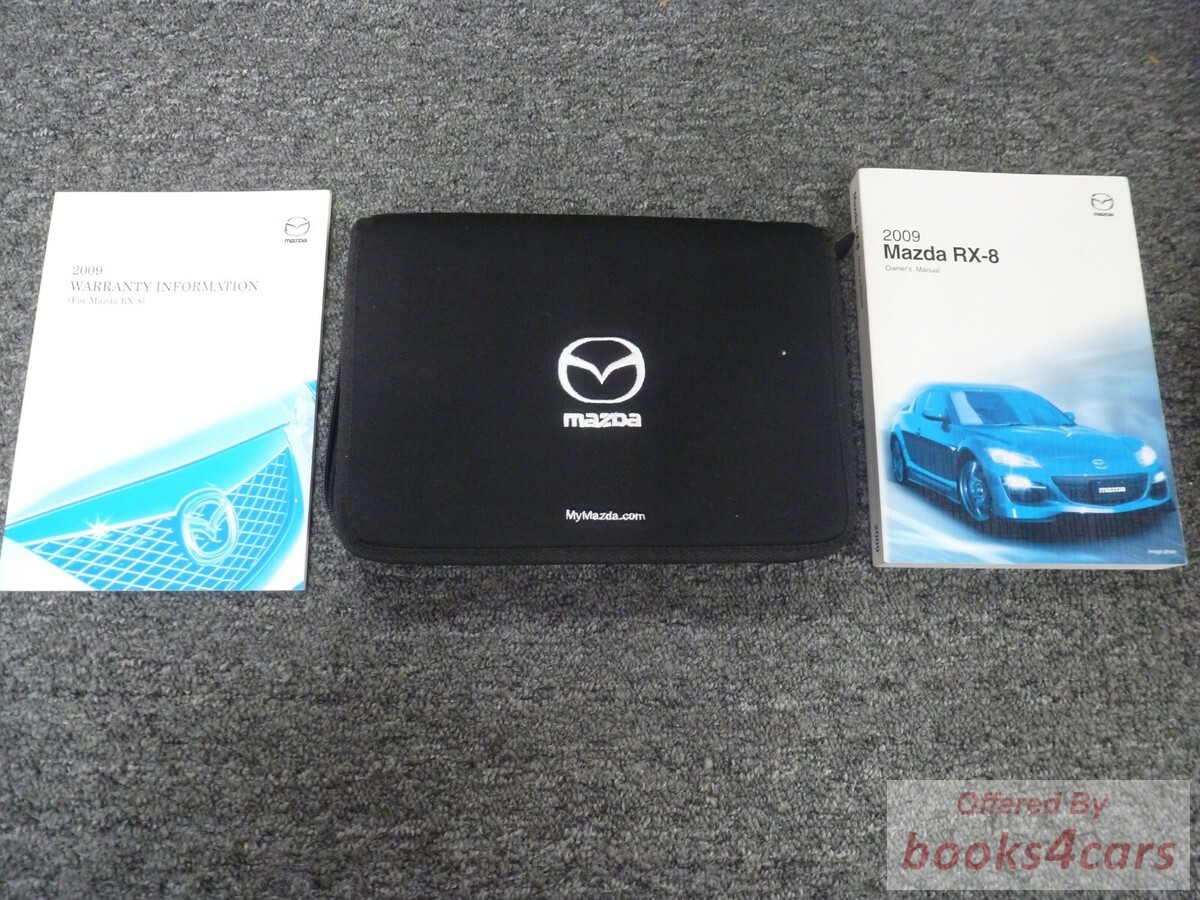 view cover of 2009 Mazda RX8 Owners Manual for RX-8