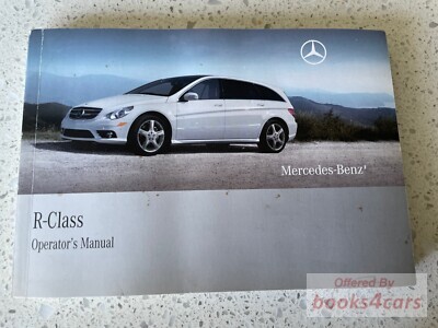 view cover of 2009 R-Class owners manual by Mercedes