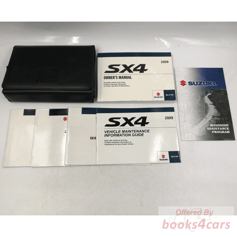 view cover of 2009 SX4 Owners Manual by Suzuki