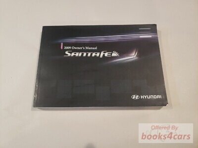 view cover of 2009 Santa Fe owners manual by Hyundai for SantaFe