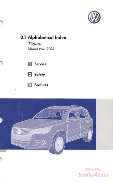 view cover of 2009 Volkswagen Tiguan Owners Manual by VW