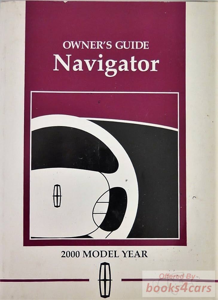 view cover of 2000 Navigator Owners Manual by Lincoln