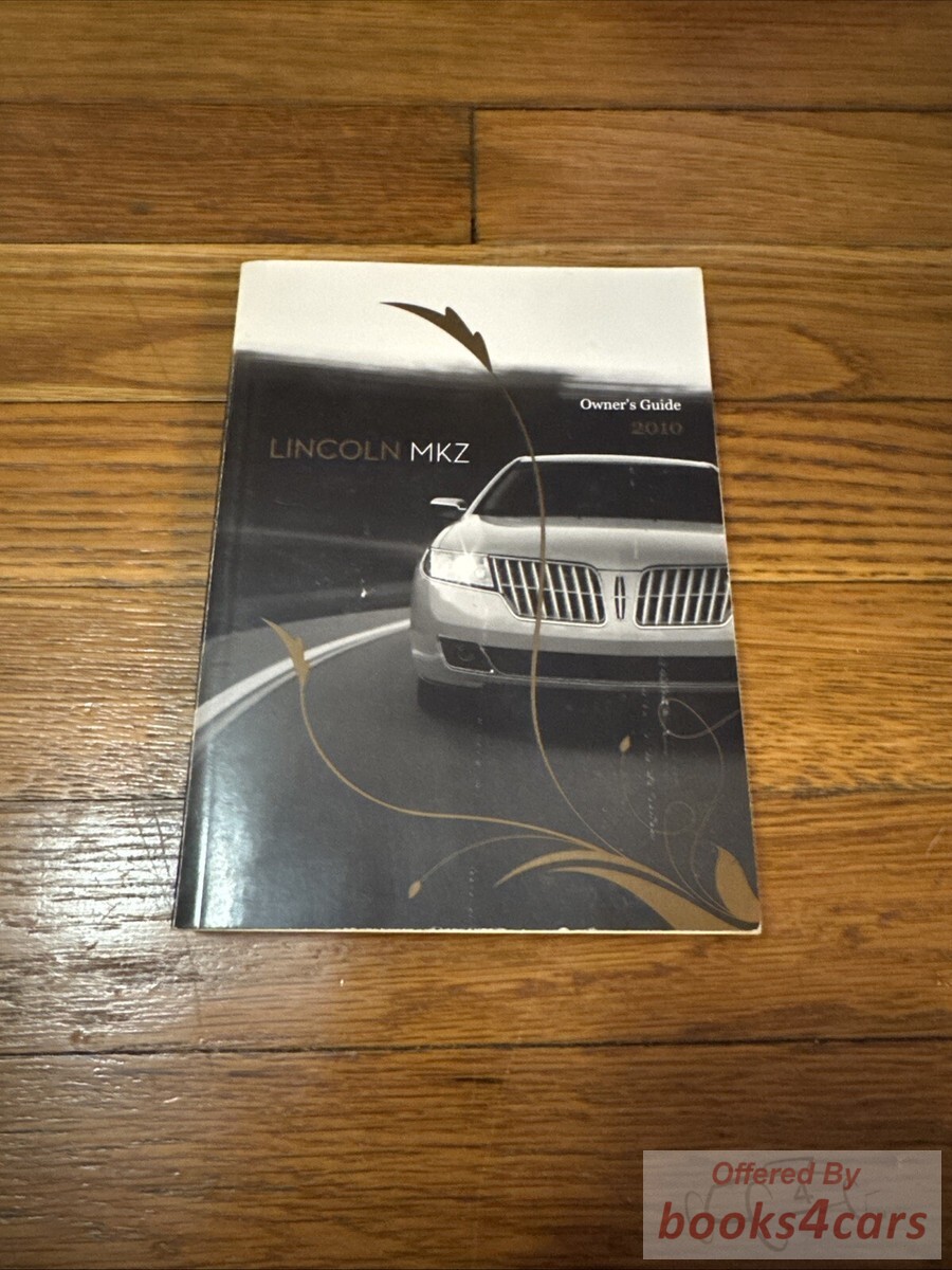 view cover of 2010 MKZ Owners Manual by Lincoln