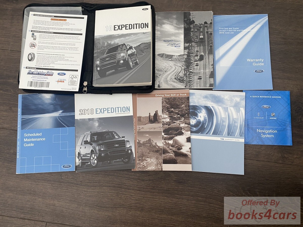 view cover of 2010 Expedition owners manual by Ford truck