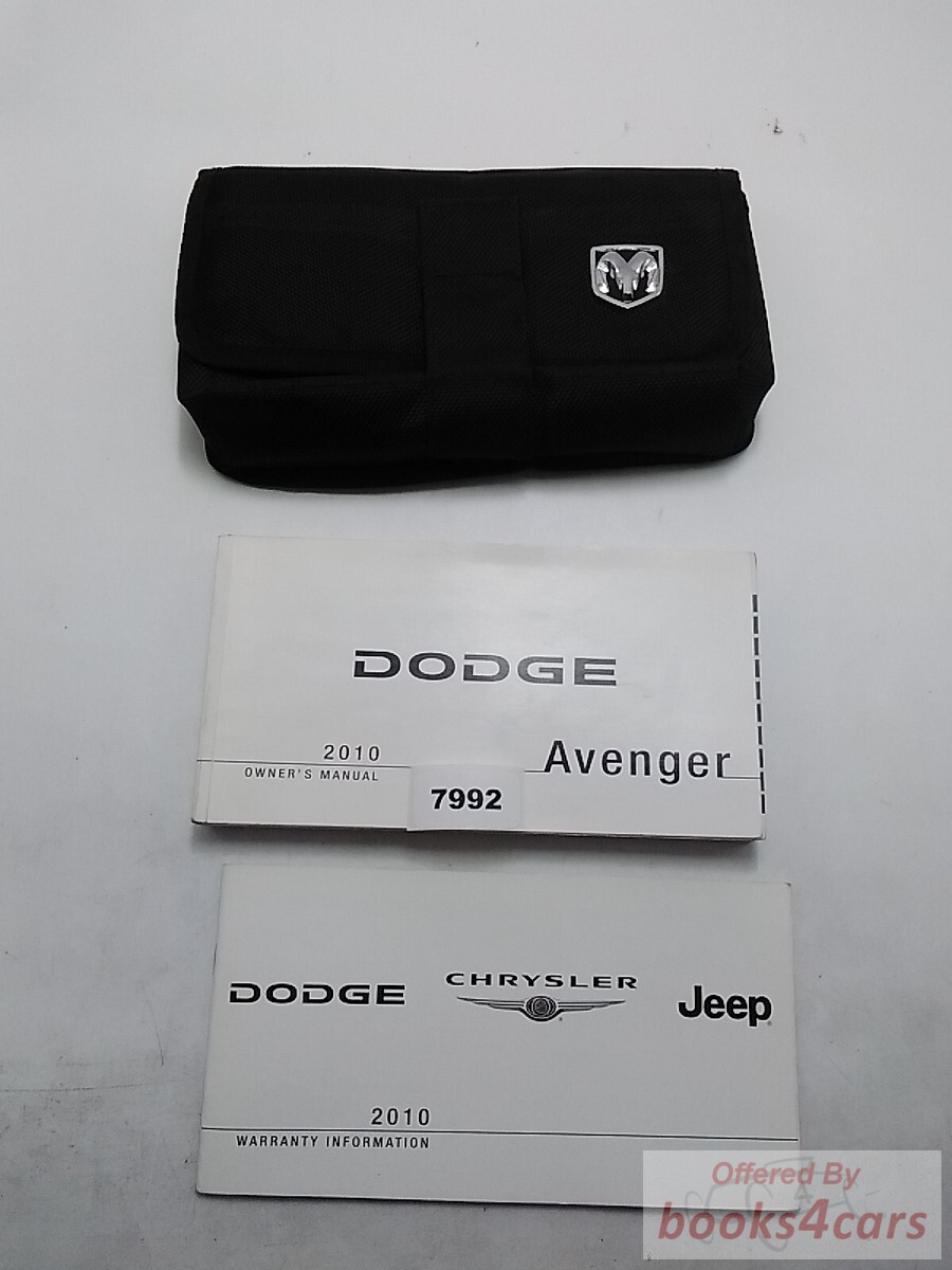 view cover of 2010 Avenger owners manual by Dodge