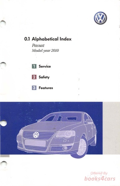view cover of 2010 VW Passat owners manual by Volkswagen