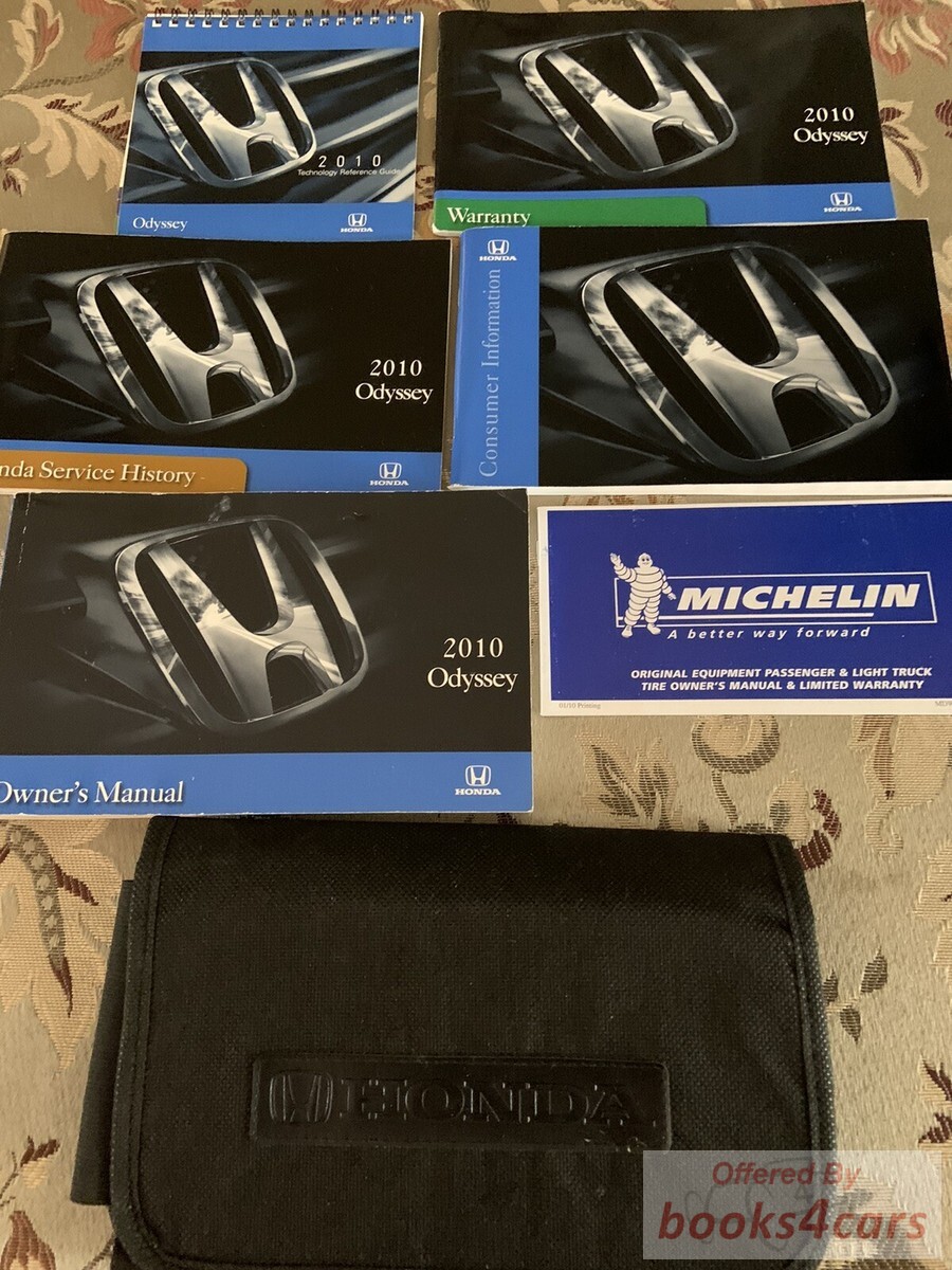 view cover of 2010 Odyssey Owners Manual by Honda