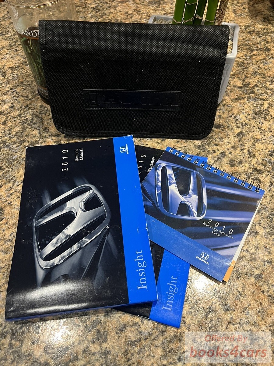 view cover of 2010 Insight owners manual by Honda