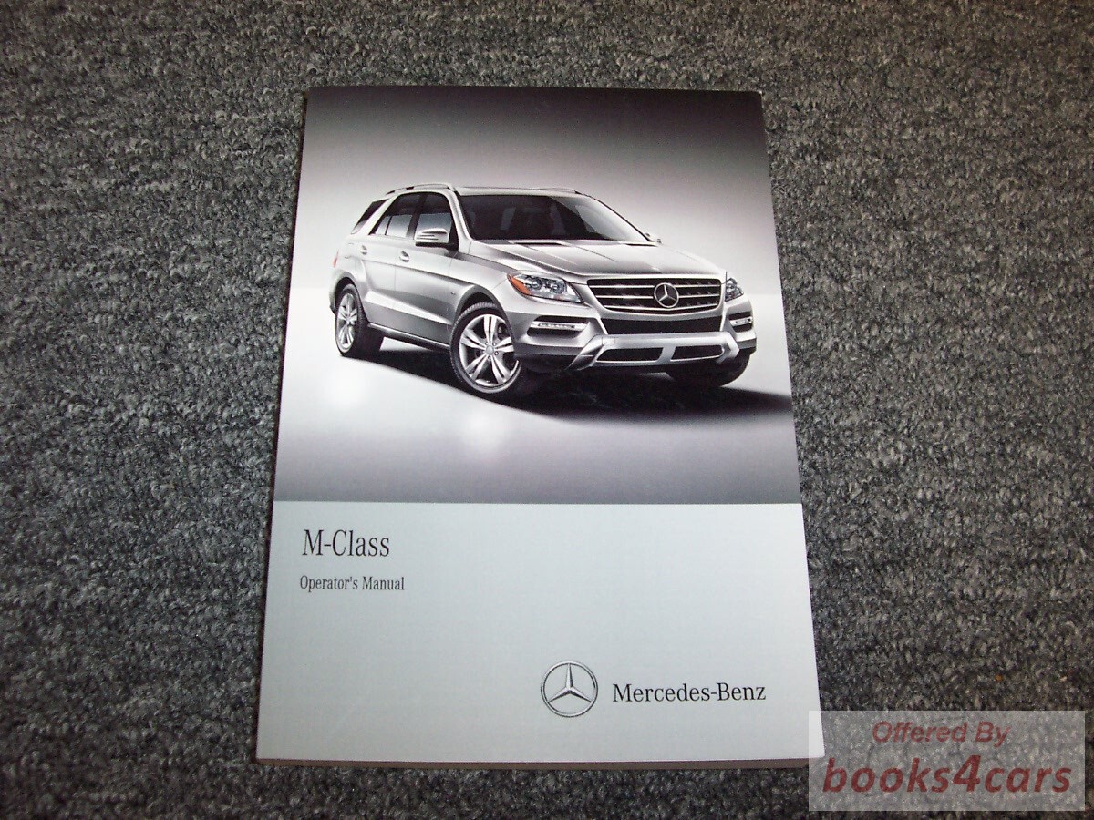 view cover of 2010 M-Class owner's manual by Mercedes ML350 ML500 ML63