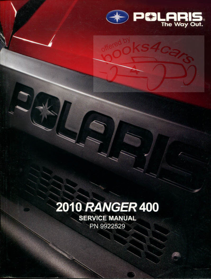 view cover of 2010 Polaris Ranger 400 Shop Service Repair Manual by Polaris