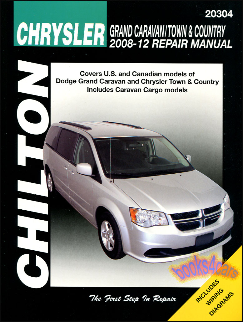 view cover of 2008-2012 Dodge Caravan & Chrysler Town & Country Shop Service Repair Manual by Chilton