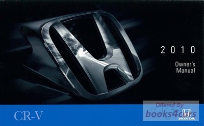 view cover of 2010 CRV Owners Manual by Honda for CR-V