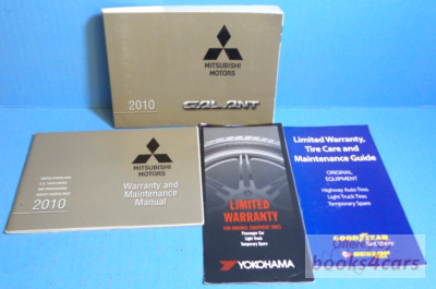 view cover of 2010 Mitsubishi Galant Owners Manual