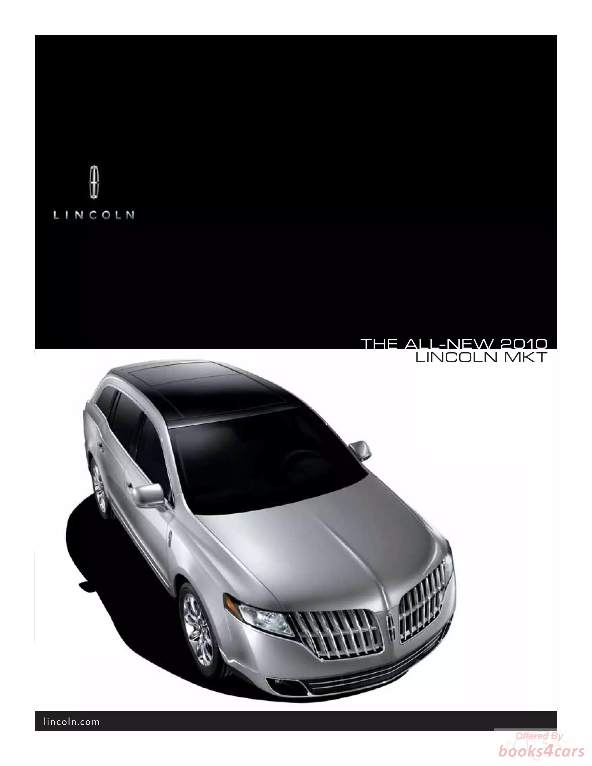 view cover of 2010 MKT Owners Manual by Lincoln for Mk-T