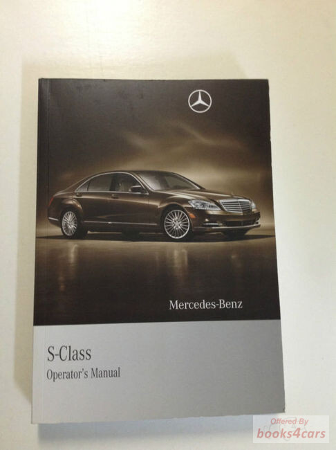 view cover of 2010 S550 S-Class Owners Manual by Mercedes