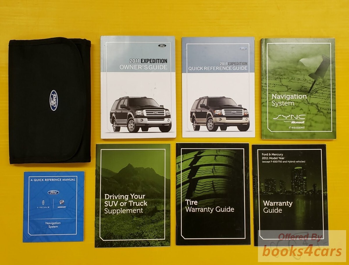 view cover of 2011 Sync owners manual supplement by Ford Lincoln Mercury all models cars trucks without Navigation